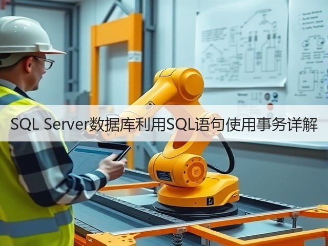 SQL Server数据库利用SQL语句使用事务详解(图1)