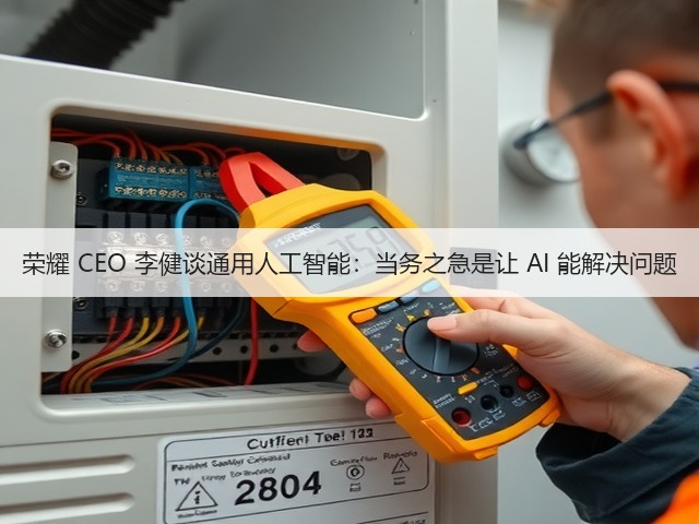 荣耀 CEO 李健谈通用人工智能：当务之急是让 AI 能解决问题(图3)