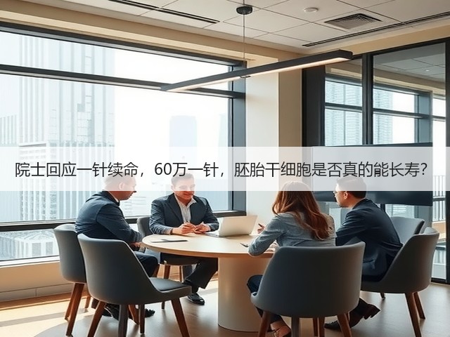 院士回应一针续命,60万一针,胚胎干细胞是否真的能长寿?(图2) 院士回应一针续命,60万一针,胚胎干细胞是否真的能长寿?(图2)
