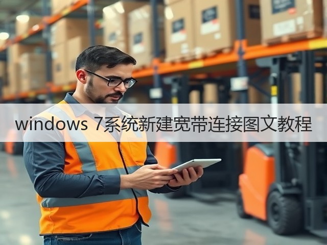 windows 7系统新建宽带连接图文教程(图1)