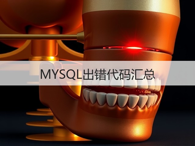 MYSQL出错代码汇总(图3) MYSQL出错代码汇总(图3)