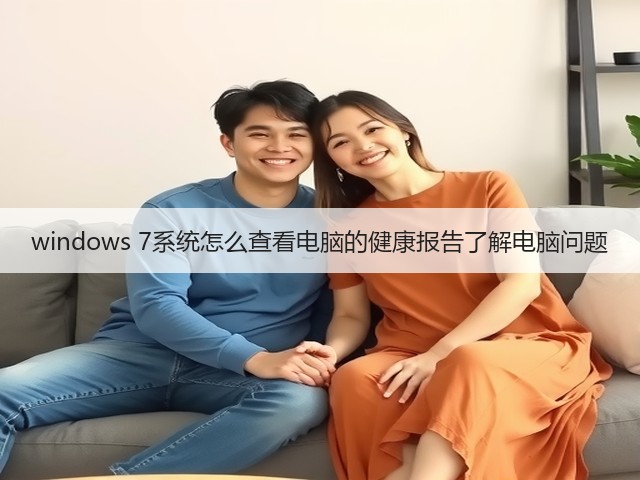 windows 7系统怎么查看电脑的健康报告了解电脑问题(图3)
