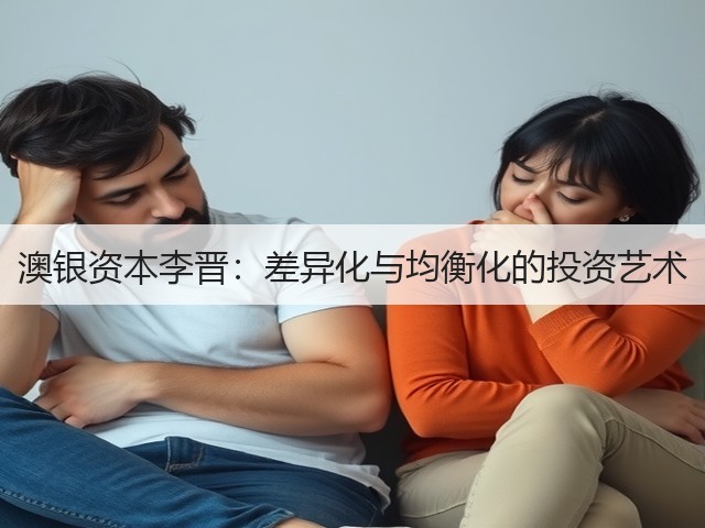澳银资本李晋:差异化与均衡化的投资艺术(图1) 澳银资本李晋:差异化与均衡化的投资艺术(图1)