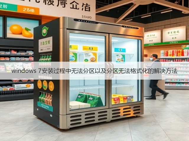 windows 7安装过程中无法分区以及分区无法格式化的解决方法(图1) windows 7安装过程中无法分区以及分区无法格式化的解决方法(图1)