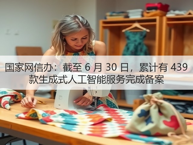 国家网信办:截至 6 月 30 日,累计有 439 款生成式人工智能服务完成备案(图1) 国家网信办:截至 6 月 30 日,累计有 439 款生成式人工智能服务完成备案(图1)