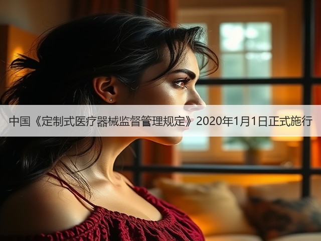 中国《定制式医疗器械监督管理规定》2020年1月1日正式施行(图2)