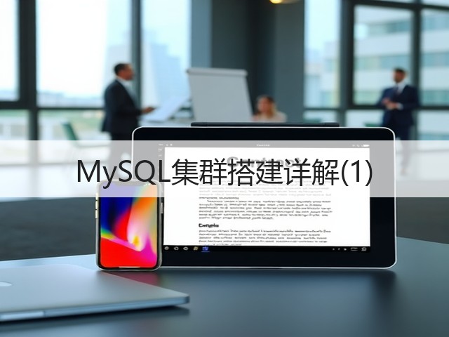 MySQL集群搭建详解(1)(图1) MySQL集群搭建详解(1)(图1)