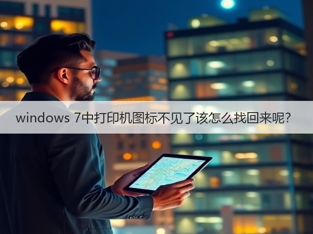 windows 7中打印机图标不见了该怎么找回来呢?(图3) windows 7中打印机图标不见了该怎么找回来呢?(图3)