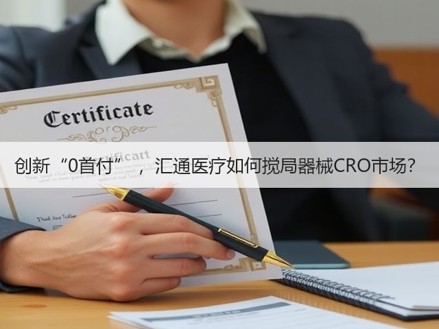 创新“0首付” ,汇通医疗如何搅局器械CRO市场?(图3) 创新“0首付” ,汇通医疗如何搅局器械CRO市场?(图3)