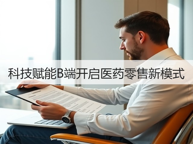 科技赋能B端开启医药零售新模式(图3) 科技赋能B端开启医药零售新模式(图3)