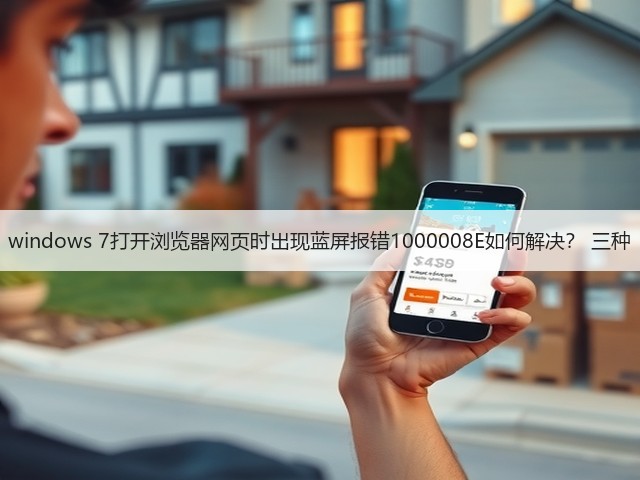 windows 7打开浏览器网页时出现蓝屏报错1000008E如何解决? 三种(图3) windows 7打开浏览器网页时出现蓝屏报错1000008E如何解决? 三种(图3)