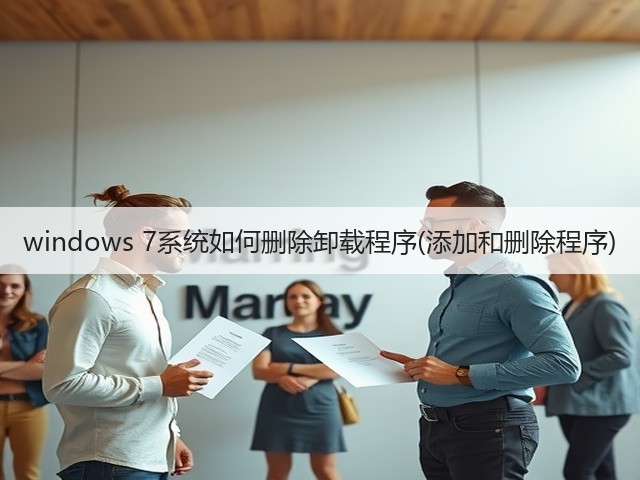 windows 7系统如何删除卸载程序(添加和删除程序)(图2) windows 7系统如何删除卸载程序(添加和删除程序)(图2)