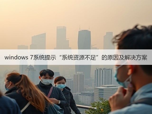 windows 7系统提示“系统资源不足”的原因及解决方案(图3) windows 7系统提示“系统资源不足”的原因及解决方案(图3)