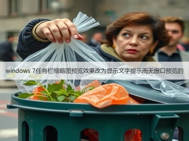 windows 7任务栏缩略图预览效果改为显示文字提示而无窗口预览的(图2) windows 7任务栏缩略图预览效果改为显示文字提示而无窗口预览的(图2)