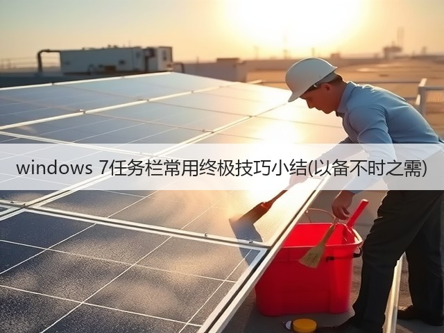 windows 7任务栏常用终极技巧小结(以备不时之需)(图1) windows 7任务栏常用终极技巧小结(以备不时之需)(图1)