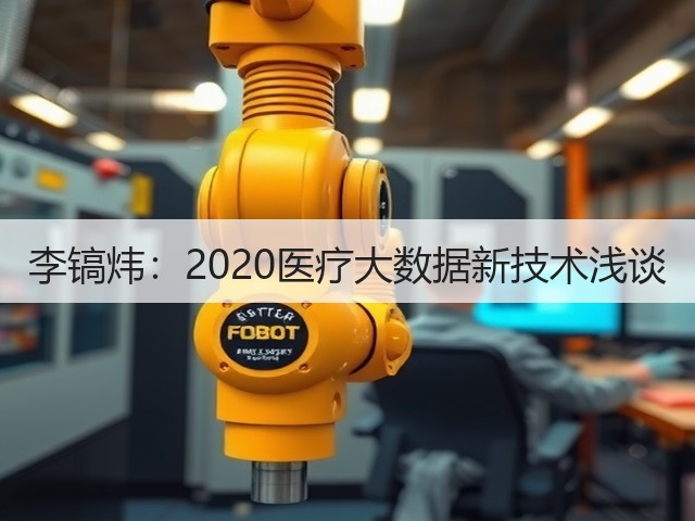 李镐炜:2020医疗大数据新技术浅谈(图3) 李镐炜:2020医疗大数据新技术浅谈(图3)