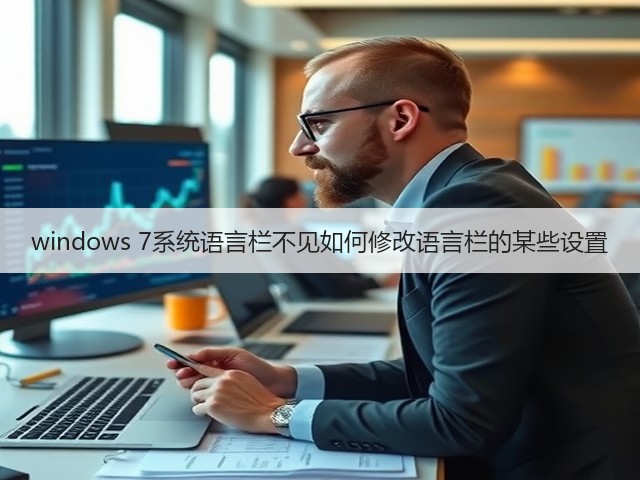 windows 7系统语言栏不见如何修改语言栏的某些设置(图1) windows 7系统语言栏不见如何修改语言栏的某些设置(图1)