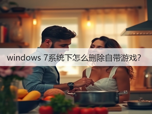 windows 7系统下怎么删除自带游戏?(图1) windows 7系统下怎么删除自带游戏?(图1)