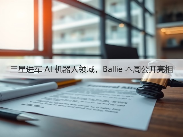 三星进军 AI 机器人领域,Ballie 本周公开亮相(图1) 三星进军 AI 机器人领域,Ballie 本周公开亮相(图1)