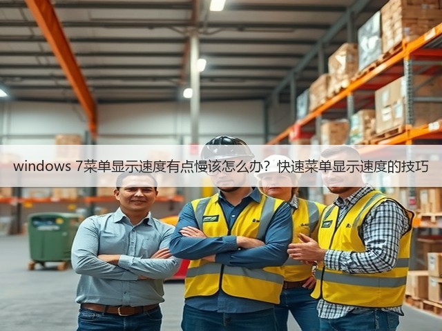 windows 7菜单显示速度有点慢该怎么办?快速菜单显示速度的技巧(图1) windows 7菜单显示速度有点慢该怎么办?快速菜单显示速度的技巧(图1)