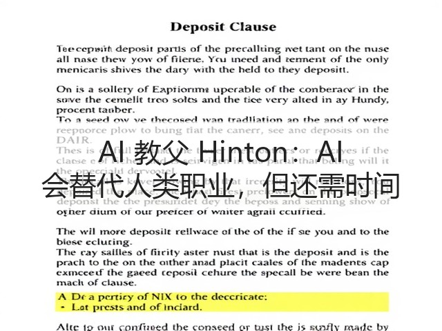 AI 教父 Hinton:AI 会替代人类职业,但还需时间(图3) AI 教父 Hinton:AI 会替代人类职业,但还需时间(图3)