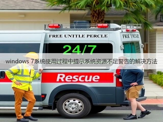 windows 7系统使用过程中提示系统资源不足警告的解决方法(图1) windows 7系统使用过程中提示系统资源不足警告的解决方法(图1)