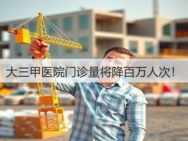大三甲医院门诊量将降百万人次!(图1) 大三甲医院门诊量将降百万人次!(图1)