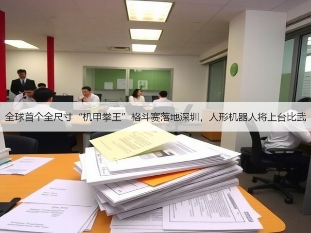 全球首个全尺寸“机甲拳王”格斗赛落地深圳,人形机器人将上台比武(图3) 全球首个全尺寸“机甲拳王”格斗赛落地深圳,人形机器人将上台比武(图3)