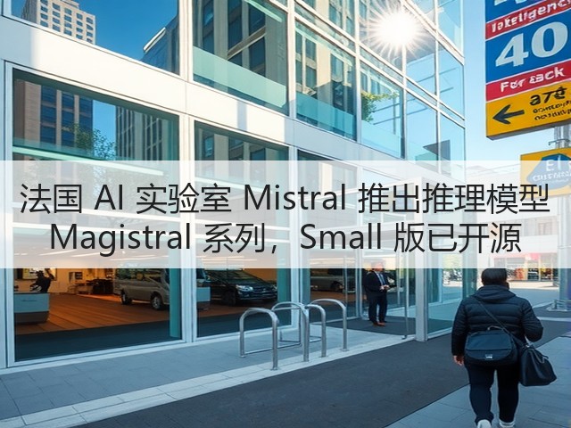 法国 AI 实验室 Mistral 推出推理模型 Magistral 系列,Small 版已开源(图3) 法国 AI 实验室 Mistral 推出推理模型 Magistral 系列,Small 版已开源(图3)
