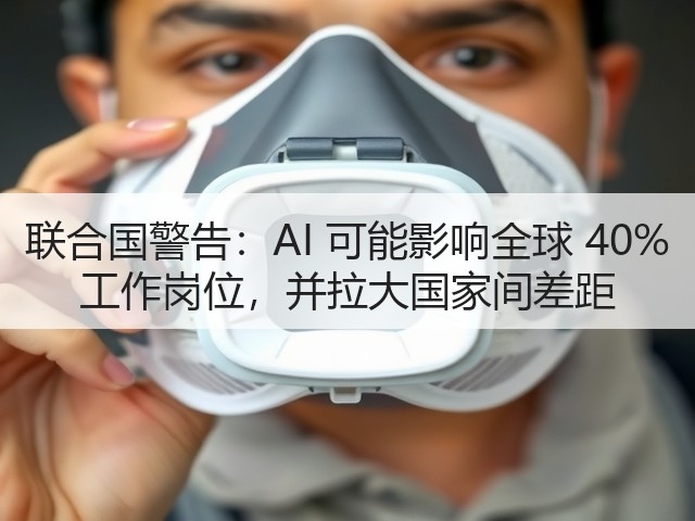 联合国警告:AI 可能影响全球 40% 工作岗位,并拉大国家间差距(图1) 联合国警告:AI 可能影响全球 40% 工作岗位,并拉大国家间差距(图1)