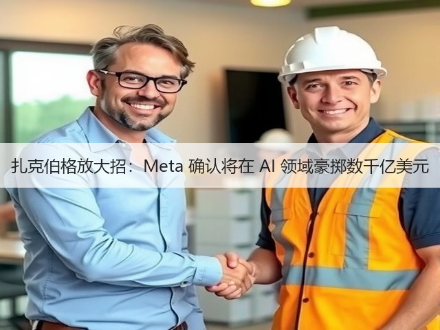 扎克伯格放大招:Meta 确认将在 AI 领域豪掷数千亿美元(图3) 扎克伯格放大招:Meta 确认将在 AI 领域豪掷数千亿美元(图3)