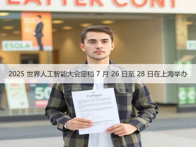2025 世界人工智能大会定档 7 月 26 日至 28 日在上海举办(图3) 2025 世界人工智能大会定档 7 月 26 日至 28 日在上海举办(图3)