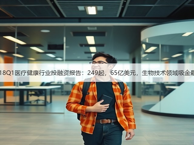 2018Q1医疗健康行业投融资报告:249起,65亿美元,生物技术领域吸金最多(图2) 2018Q1医疗健康行业投融资报告:249起,65亿美元,生物技术领域吸金最多(图2)
