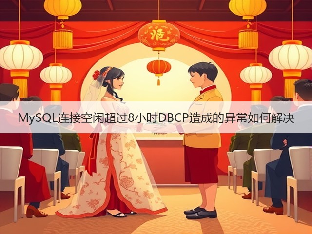 MySQL连接空闲超过8小时DBCP造成的异常如何解决(图2)