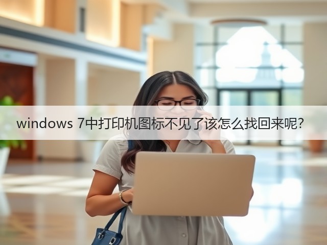 windows 7中打印机图标不见了该怎么找回来呢?(图1) windows 7中打印机图标不见了该怎么找回来呢?(图1)