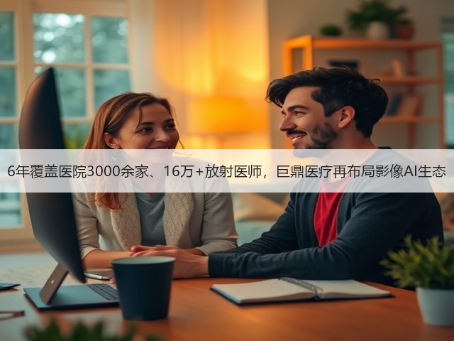 6年覆盖医院3000余家、16万+放射医师,巨鼎医疗再布局影像AI生态(图2) 6年覆盖医院3000余家、16万+放射医师,巨鼎医疗再布局影像AI生态(图2)