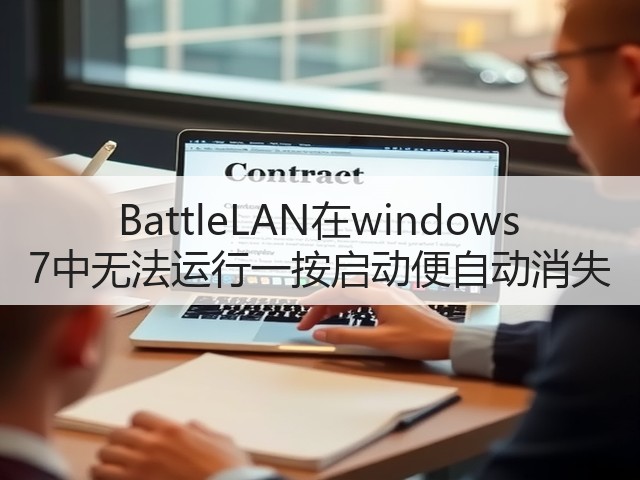 BattleLAN在windows 7中无法运行一按启动便自动消失(图2) BattleLAN在windows 7中无法运行一按启动便自动消失(图2)