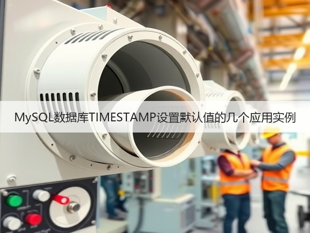 MySQL数据库TIMESTAMP设置默认值的几个应用实例(图1)