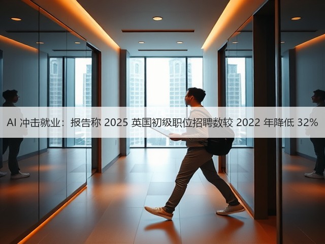 AI 冲击就业:报告称 2025 英国初级职位招聘数较 2022 年降低 32%(图2) AI 冲击就业:报告称 2025 英国初级职位招聘数较 2022 年降低 32%(图2)