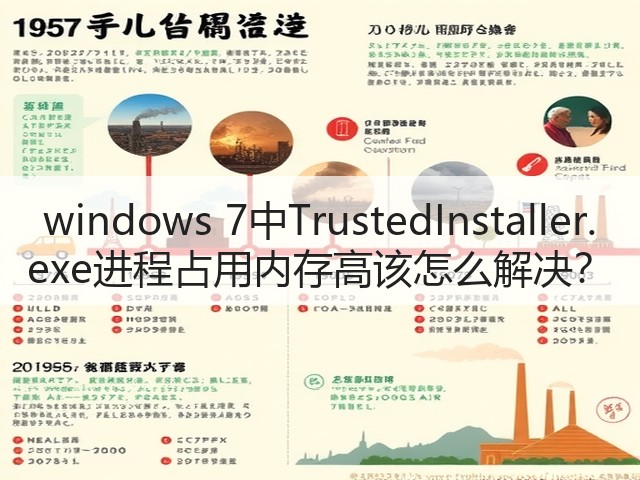 windows 7中TrustedInstaller.exe进程占用内存高该怎么解决?(图2) windows 7中TrustedInstaller.exe进程占用内存高该怎么解决?(图2)