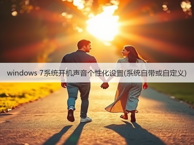 windows 7系统开机声音个性化设置(系统自带或自定义)(图1) windows 7系统开机声音个性化设置(系统自带或自定义)(图1)
