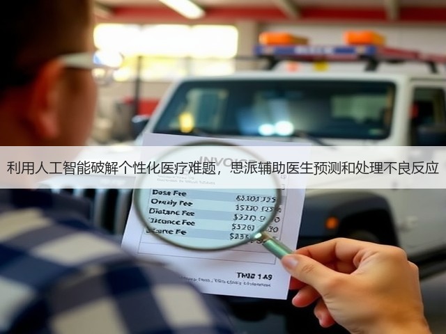 利用人工智能破解个性化医疗难题，思派辅助医生预测和处理不良反应(图1)