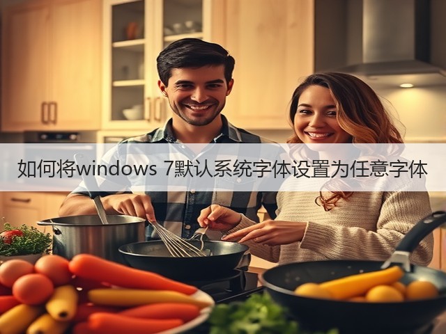 如何将windows 7默认系统字体设置为任意字体(图3) 如何将windows 7默认系统字体设置为任意字体(图3)