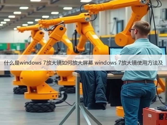 什么是windows 7放大镜如何放大屏幕 windows 7放大镜使用方法及(图1)