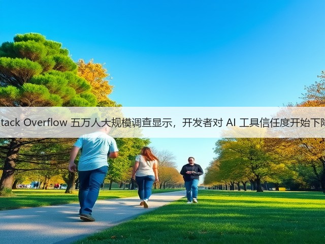 Stack Overflow 五万人大规模调查显示,开发者对 AI 工具信任度开始下降(图1) Stack Overflow 五万人大规模调查显示,开发者对 AI 工具信任度开始下降(图1)