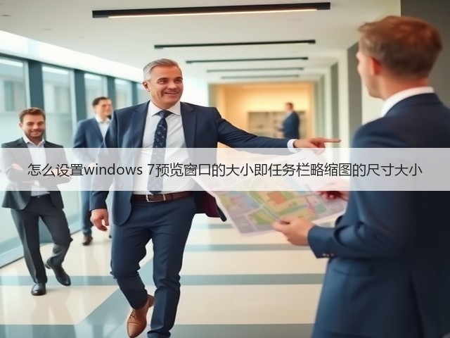 怎么设置windows 7预览窗口的大小即任务栏略缩图的尺寸大小(图3) 怎么设置windows 7预览窗口的大小即任务栏略缩图的尺寸大小(图3)