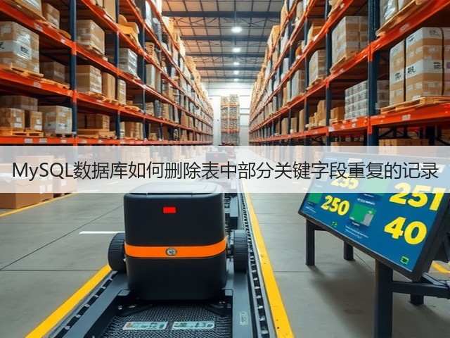 MySQL数据库如何删除表中部分关键字段重复的记录(图2) MySQL数据库如何删除表中部分关键字段重复的记录(图2)
