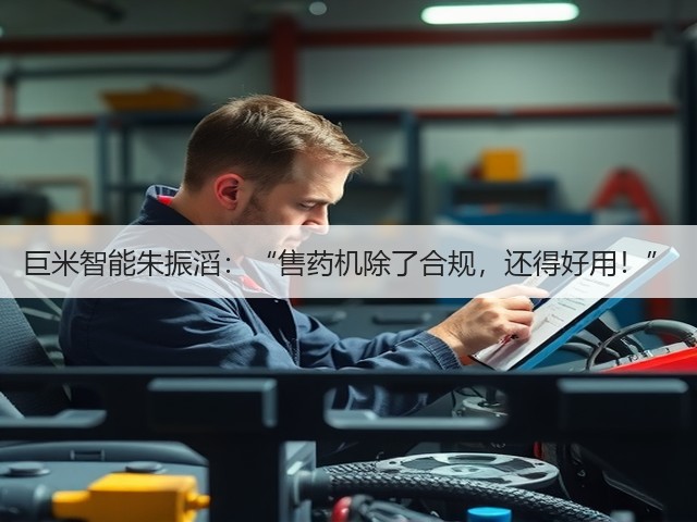 巨米智能朱振滔:“售药机除了合规,还得好用!”(图1) 巨米智能朱振滔:“售药机除了合规,还得好用!”(图1)