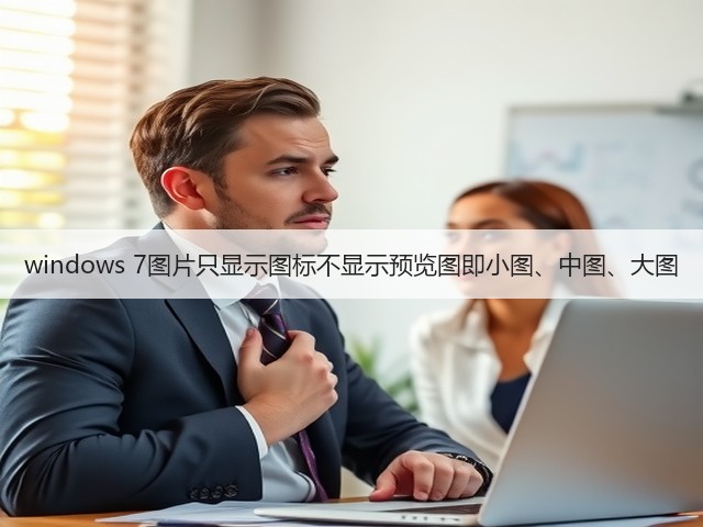 windows 7图片只显示图标不显示预览图即小图、中图、大图(图3)