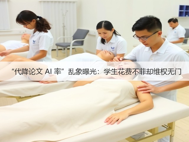 “代降论文 AI 率”乱象曝光:学生花费不菲却维权无门(图3) “代降论文 AI 率”乱象曝光:学生花费不菲却维权无门(图3)